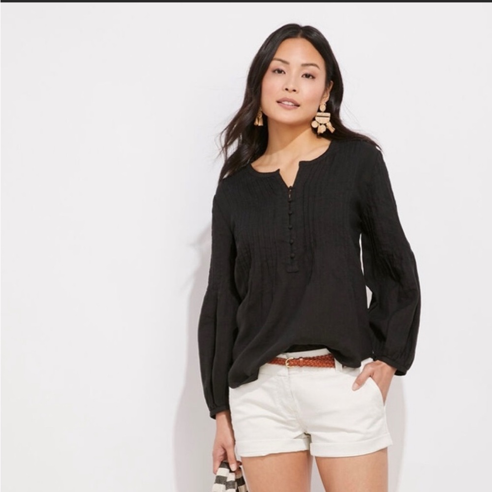 NWT VINEYARD VINES PIN-TUCK BLOUSE